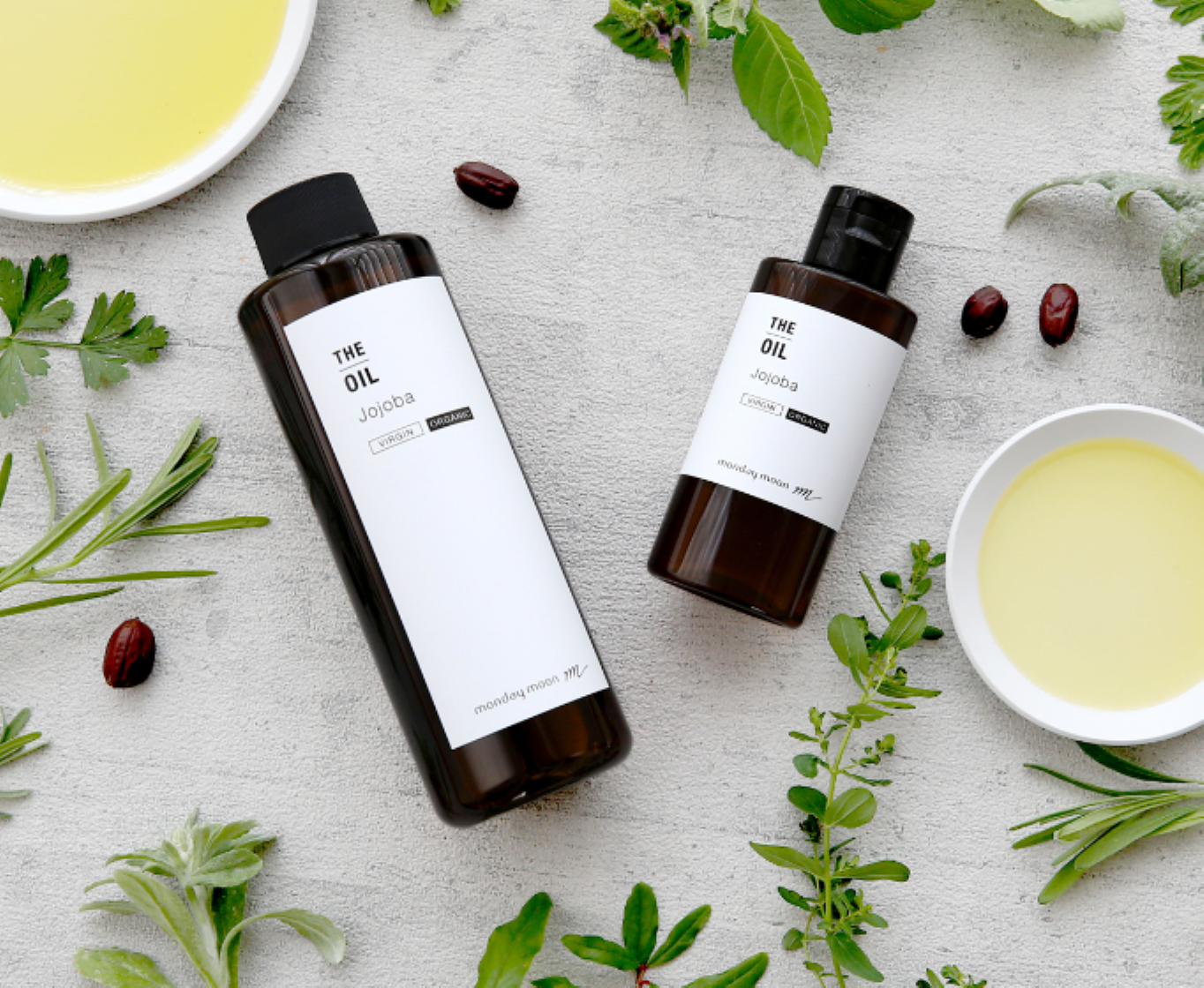 ホホバオイル 未精製 オーガニック 50ml 手作り化粧品材料 マンデイムーン