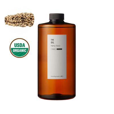 【P10倍】ヘンプシードオイル・未精製・オーガニック／1000ml（未精製・有機栽培・Virgin・Organic）