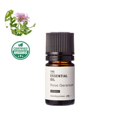 【P10倍】ローズゼラニウム・エッセンシャルオイル・オーガニック／5ml（有機栽培・Organic）