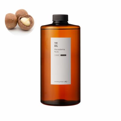 【P10倍】マカダミアナッツオイル・未精製・オーガニック／1000ml（未精製・有機栽培・Virgin・Organic）