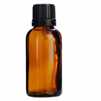 【P10倍】アンバーガラスボトル・精油ドロッパー[30ml]／1個