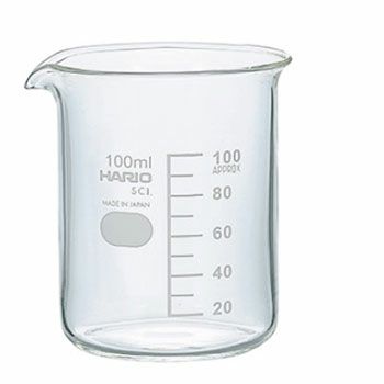 【P10倍】ガラスビーカー[100ml]／1個