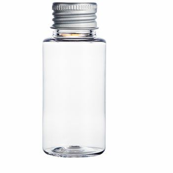 【P10倍】クリアプラボトル・ドロッパー＆アルミキャップ[50ml]／10個