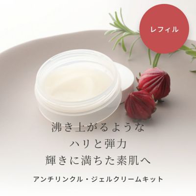 ナイアシンアミド高濃度配合 アンチリンクル・ジェルクリーム レフィル 手づくりコスメキット／1個