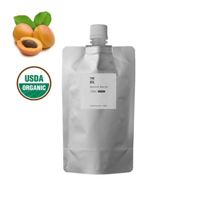アプリコットカーネルオイル・未精製・オーガニック／200ml（未精製・有機栽培・Virgin・Organic）[メール便対応・アルミパウチ入]