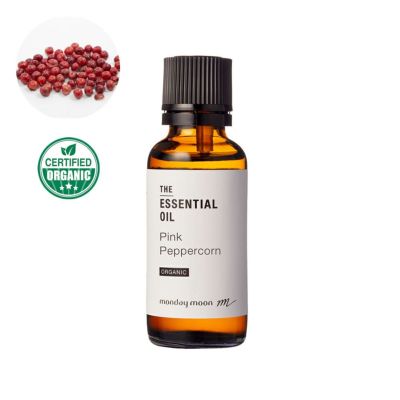 【P10倍】ピンクペッパーコーン・エッセンシャルオイル・オーガニック／30ml（有機栽培・Organic）