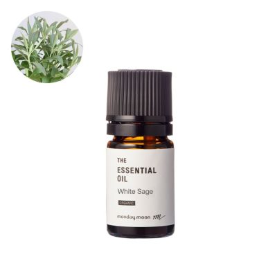 ホワイトセージ・エッセンシャルオイル・オーガニック／5ml（有機栽培・Organic）