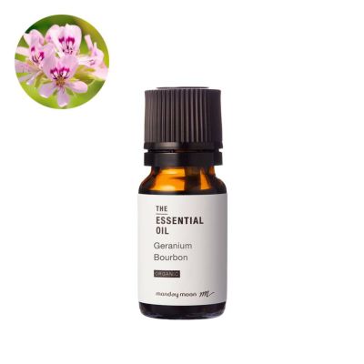 【P10倍】ゼラニウム・ブルボン・エッセンシャルオイル・オーガニック／10ml（有機栽培・Organic）