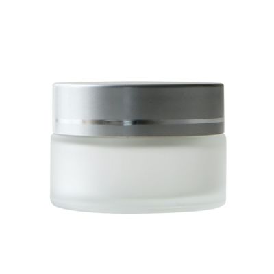 フロストガラスジャー・シルバーキャップ[20ml]／1個